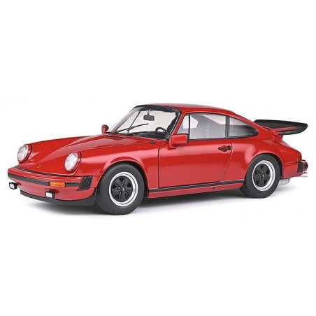 Porsche 911 (930) Carrera 3.2 '77, rood - 1:18 - Solido