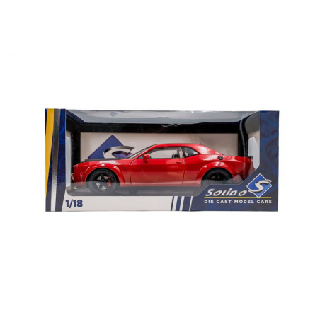 Dodge Challenger Demon Tor Red '23, rood - 1:18 - Solido
