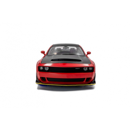 Dodge Challenger Demon Tor Red '23, rood - 1:18 - Solido