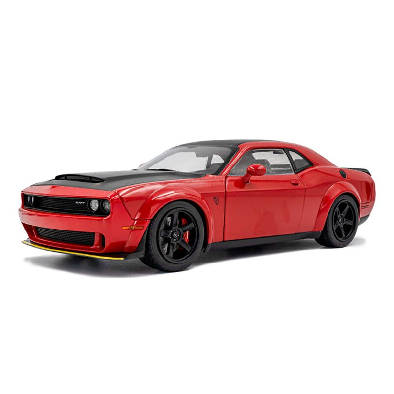 Dodge Challenger Demon Tor Red '23, rood - 1:18 - Solido
