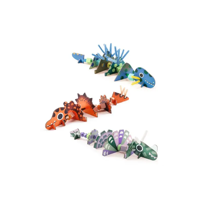 Djeco - Rijgen verschrikkelijke dino's