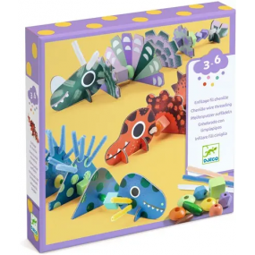 Djeco - Rijgen verschrikkelijke dino's