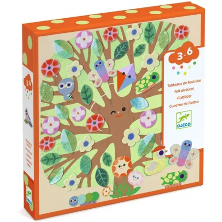 Djeco - schilderijtjes van vilt, seizoenen