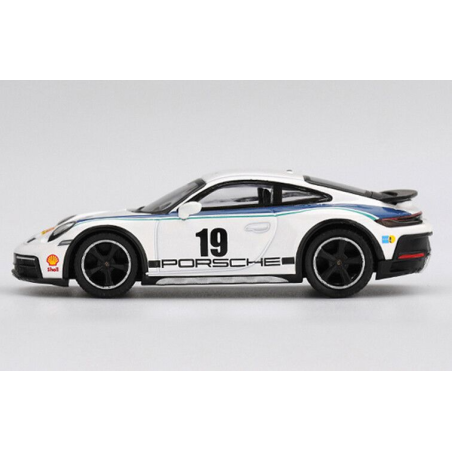 Porsche 911 (992) nr19 Dakar Rally D. Package 74 '24, 1:64, Mini GT (1009) (blister verpakking)