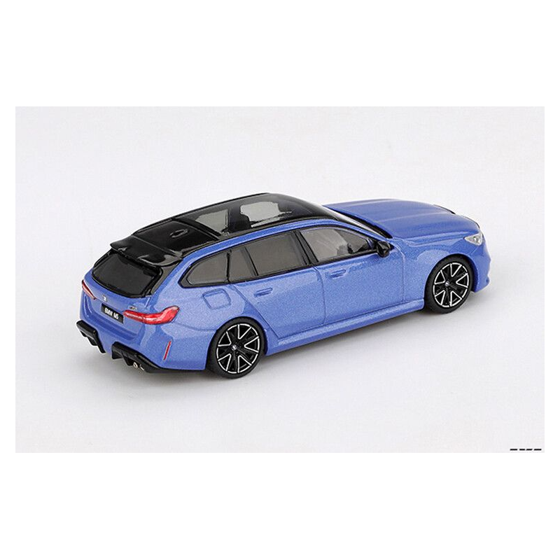 BMW M5 Touring (G99) '24, blauw metallic, 1:64, Mini GT (1080) (blister verpakking)