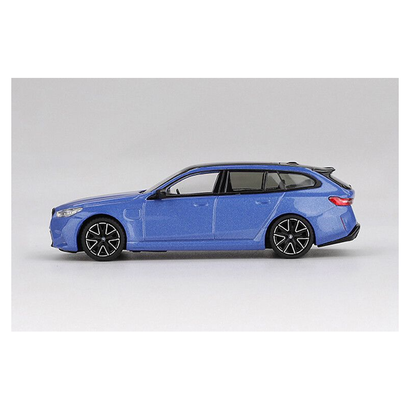 BMW M5 Touring (G99) '24, blauw metallic, 1:64, Mini GT (1080) (blister verpakking)