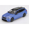 BMW M5 Touring (G99) '24, blauw metallic, 1:64, Mini GT (1080) (blister verpakking)