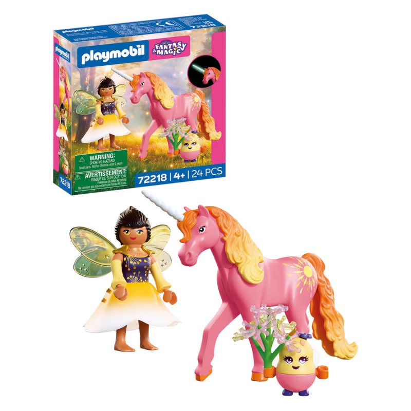 Playmobil  Fantasy & Magic - Verzameleenhoorn ochtenddauw met fee, 72218