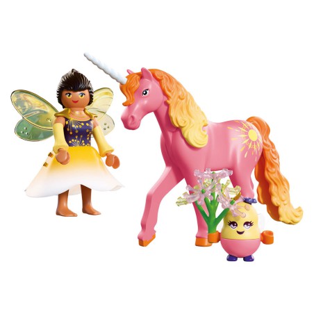 Playmobil  Fantasy & Magic - Verzameleenhoorn ochtenddauw met fee, 72218