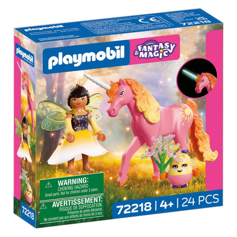 Playmobil  Fantasy & Magic - Verzameleenhoorn ochtenddauw met fee, 72218