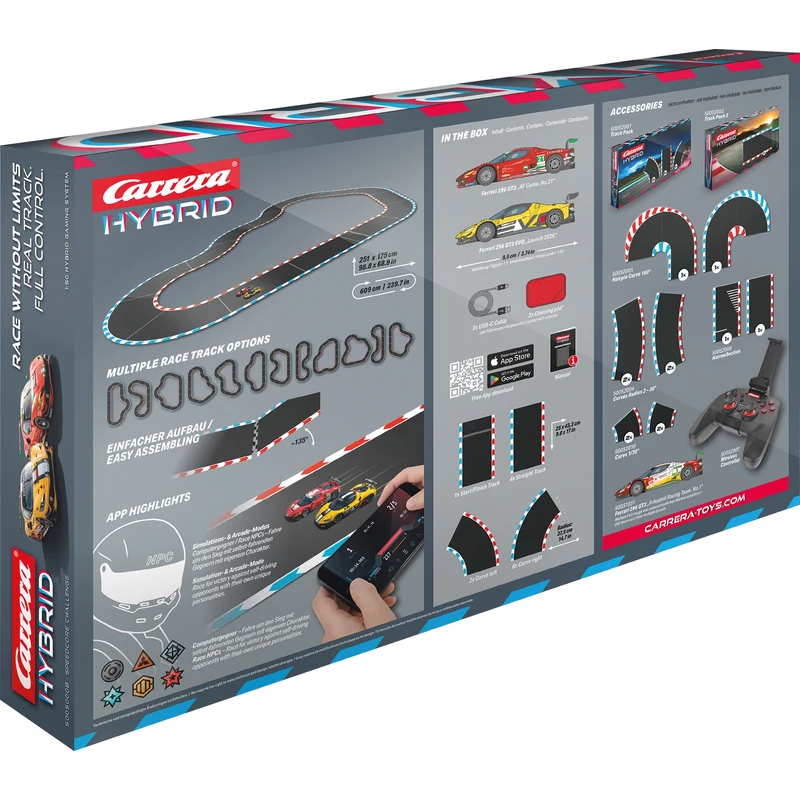 Carrera Hybrid, Speedcore challenge, Racebaan 6 m