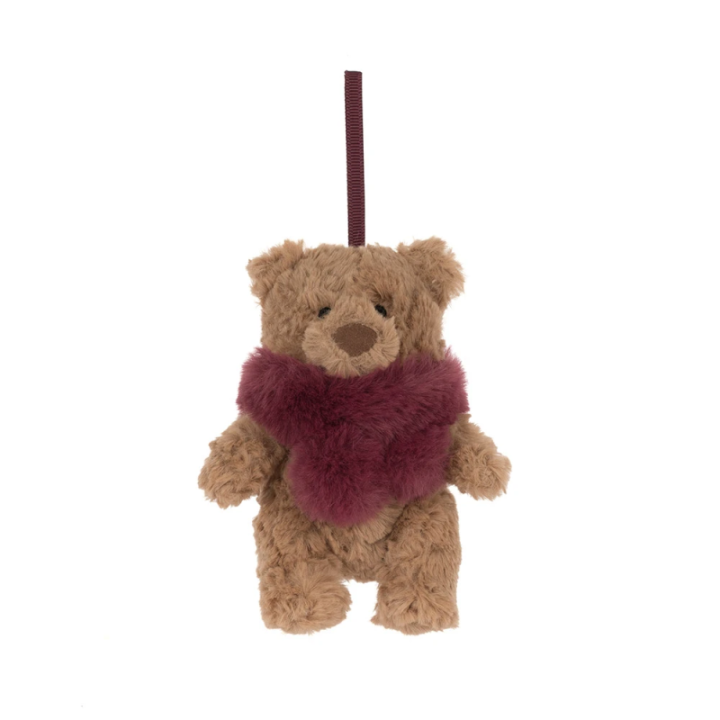 Bartholomew Bear Winter Warmer Decoration, Jellycat