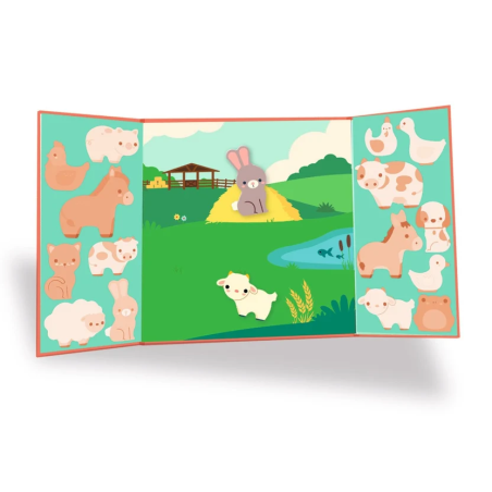 Djeco - Herbruikbare stickers dieren