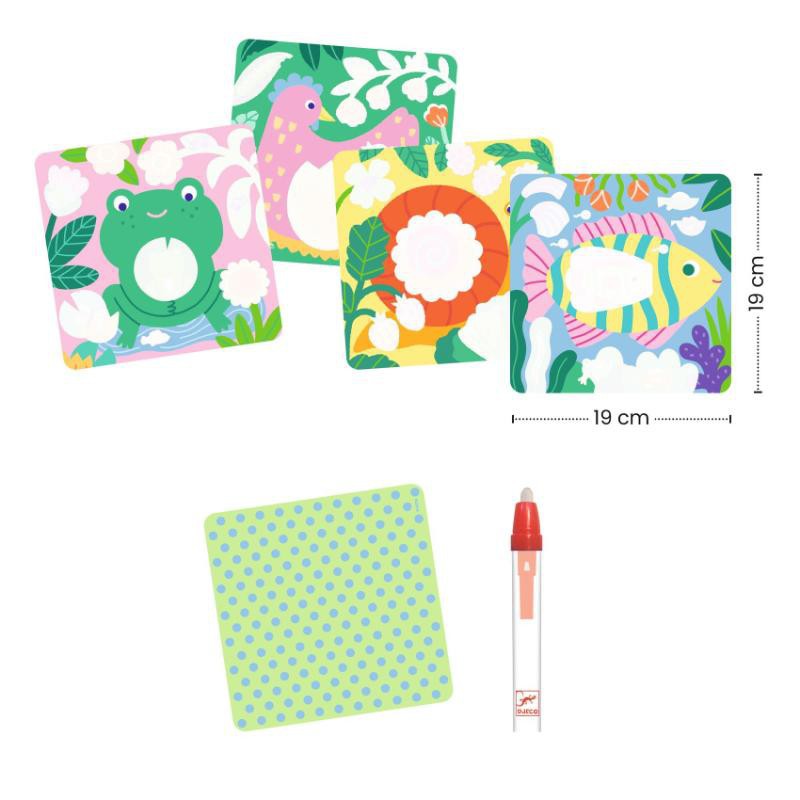 Djeco -Magic coloring water babydieren