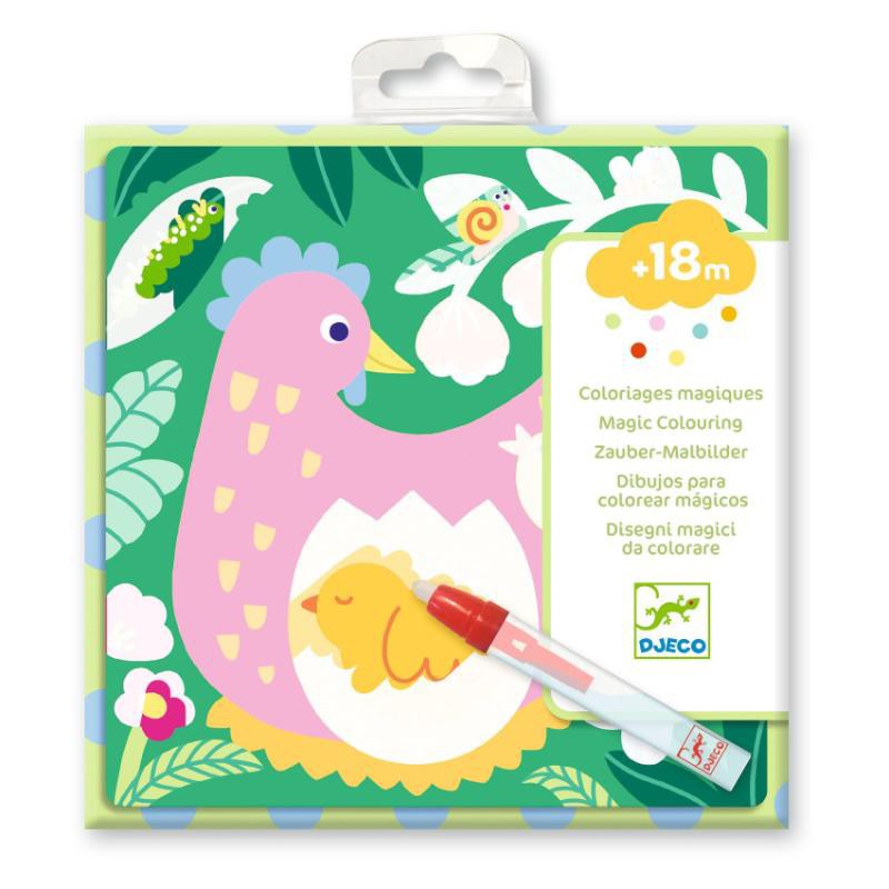 Djeco -Magic coloring water babydieren