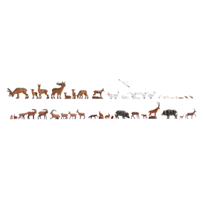 Wilde Dieren H0 (30 Figuren), Noch, 16053