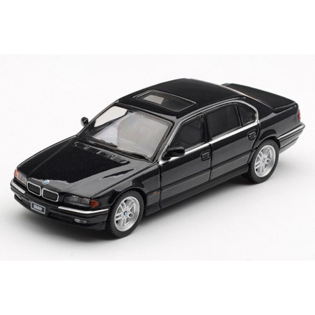 BMW 750IL (E38) '99, zwart (black sapphire) 1:64, Mini GT (1242)