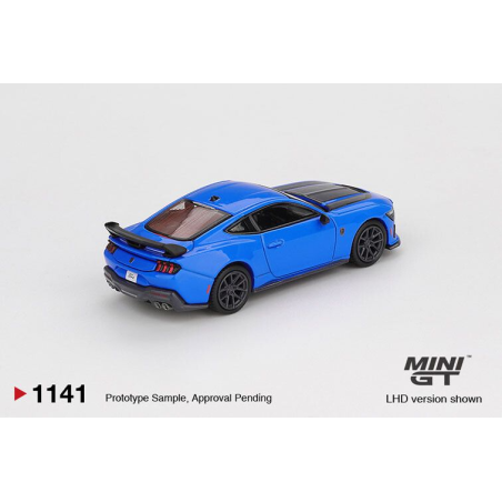 Ford Mustang Dark Horse Grabber '24, blauw 1:64, Mini GT (1141)