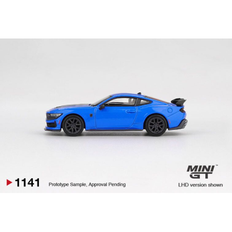 Ford Mustang Dark Horse Grabber '24, blauw 1:64, Mini GT (1141)