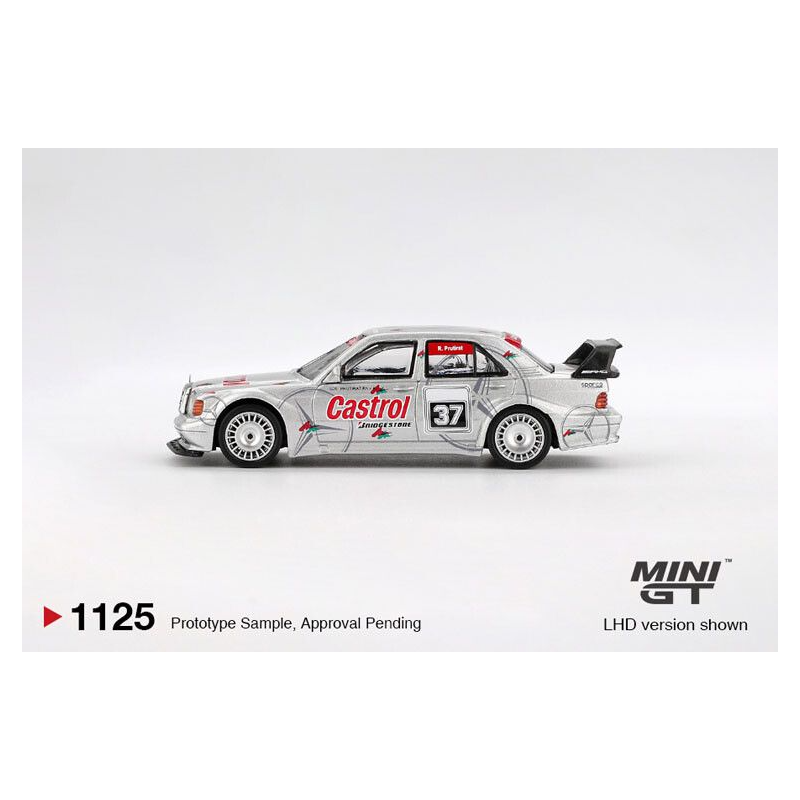 Mercedes Benz 190E 2.5-16 Evo II nr37 Asia Cham. '95 1:64, Mini GT (1125)