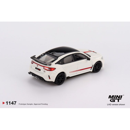 Honda Civix (FL-5) type R Ultimate Ed. Champ. '25, wit 1:64, Mini GT (1147)