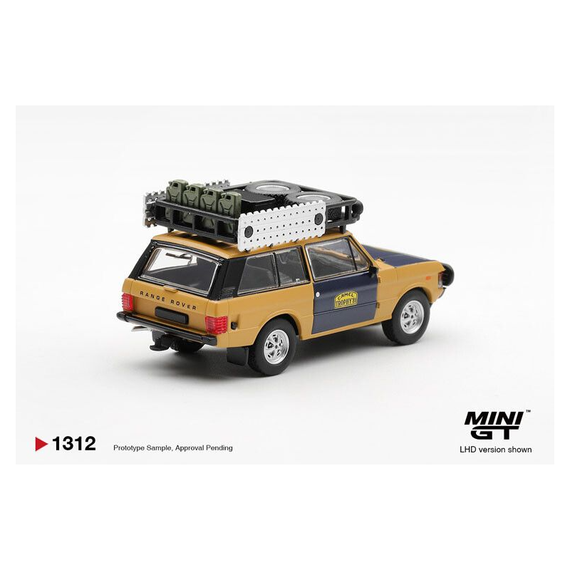 Range Rover Camel Trophy H. Fischer & W. Bays Sumatra '81 1:64, Mini GT (1312)