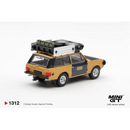 Range Rover Camel Trophy H. Fischer & W. Bays Sumatra '81 1:64, Mini GT (1312)