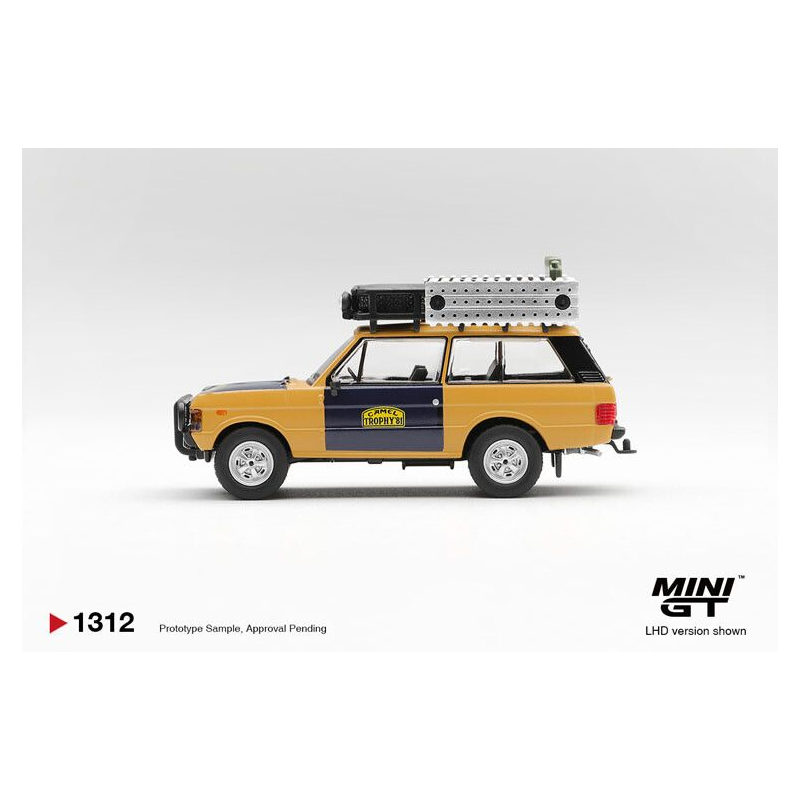Range Rover Camel Trophy H. Fischer & W. Bays Sumatra '81 1:64, Mini GT (1312)