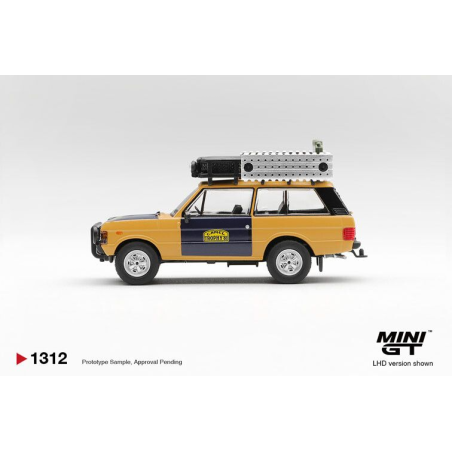 Range Rover Camel Trophy H. Fischer & W. Bays Sumatra '81 1:64, Mini GT (1312)