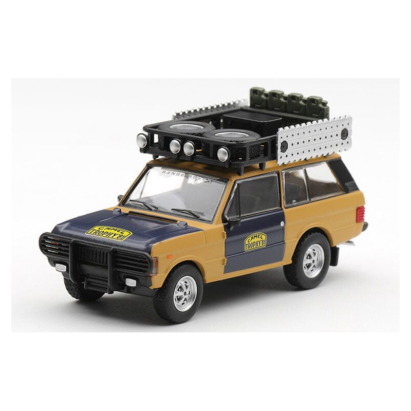 Range Rover Camel Trophy H. Fischer & W. Bays Sumatra '81 1:64, Mini GT (1312)