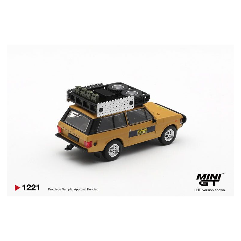 Range Rover Camel Trophy Stoppa & Valldorf Sumatra '81 1:64, Mini GT (1221)