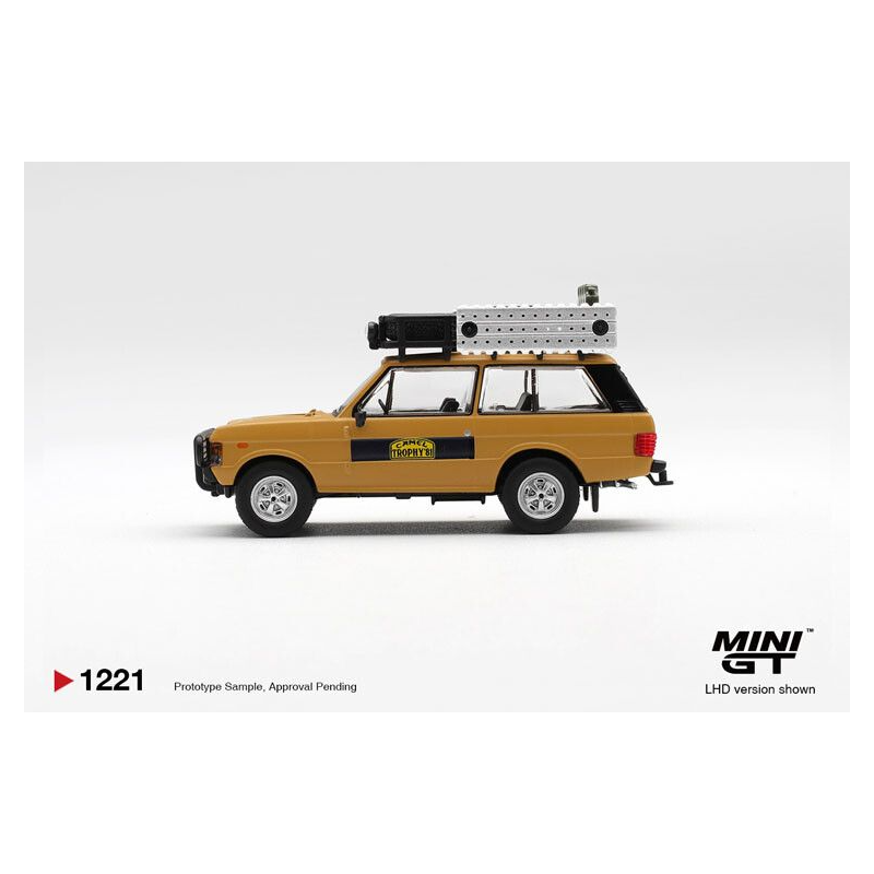 Range Rover Camel Trophy Stoppa & Valldorf Sumatra '81 1:64, Mini GT (1221)