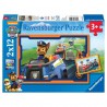 Ravensburger  2x12 stukjes Paw patrol in actie Ravensburger  2x12 stukjes Paw patrol in actie