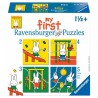 Ravensburger  puzzel 2+3+4+5 stukjes Nijntje