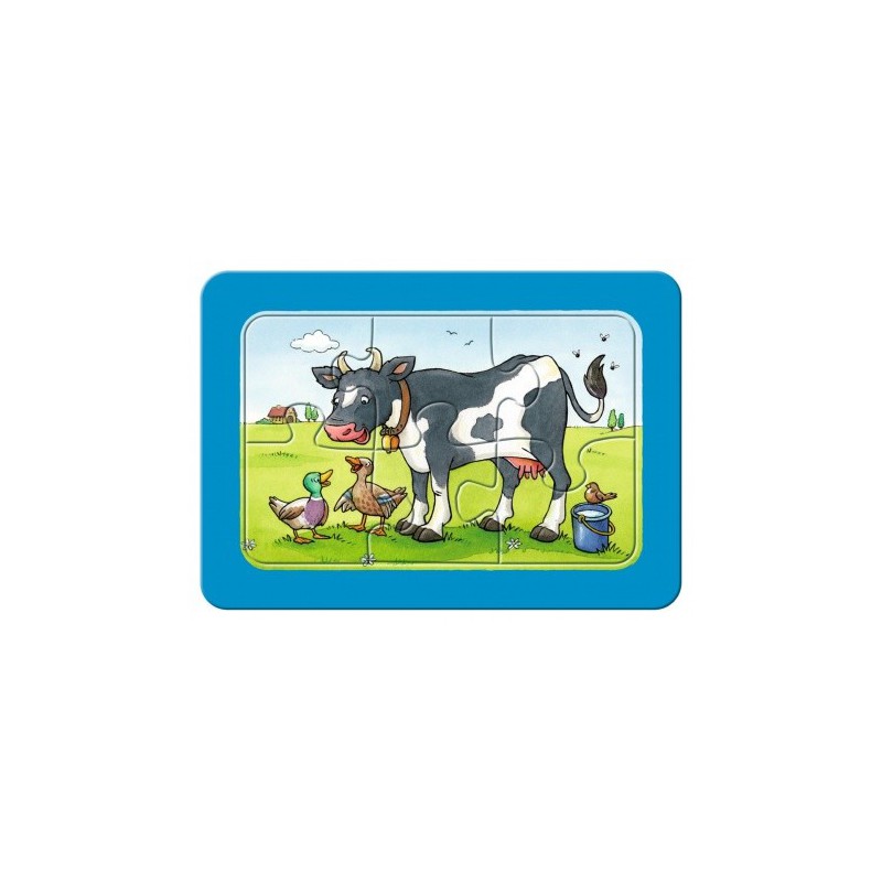 Ravensburger 3x6 stukjes frame puzzel  Goede vrienden