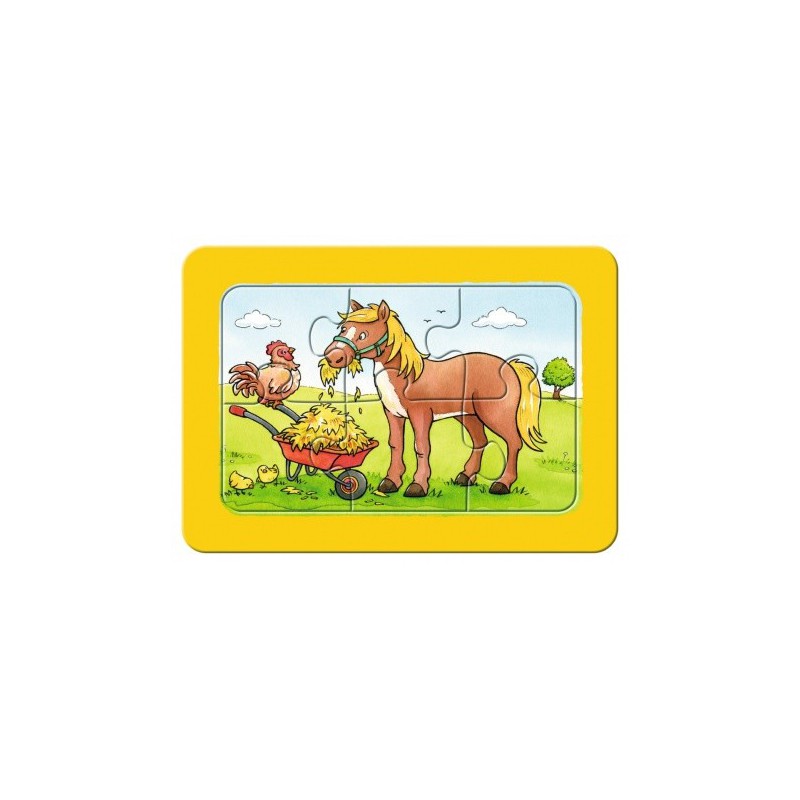 Ravensburger 3x6 stukjes frame puzzel  Goede vrienden