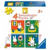 Ravensburger  puzzel 6+9+12+16 stukjes Nijntje