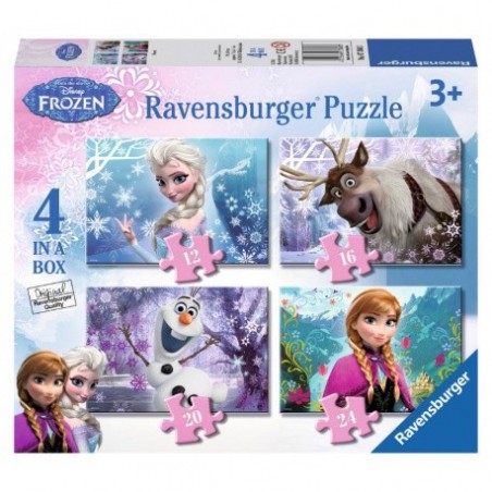 Ravensburger  puzzel 12+16+20+24 stukjes disney frozen