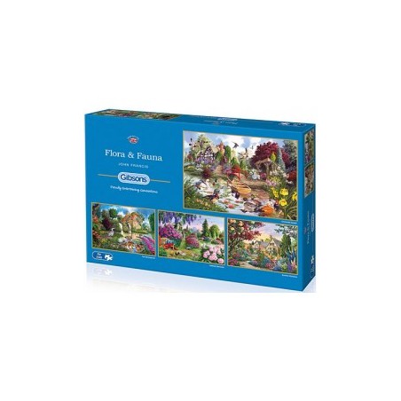 Flora & Fauna Gibsons puzzel 500stukjes Flora & Fauna Gibsons puzzel 500stukjes