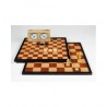 Dam -en schaakbord met rand  42*42cm Dam -en schaakbord met rand  42*42cm