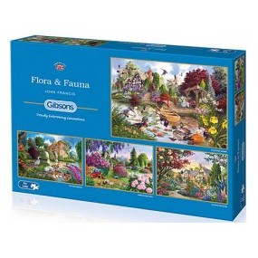 Flora & Fauna   Gibsons puzzel 500stukjes