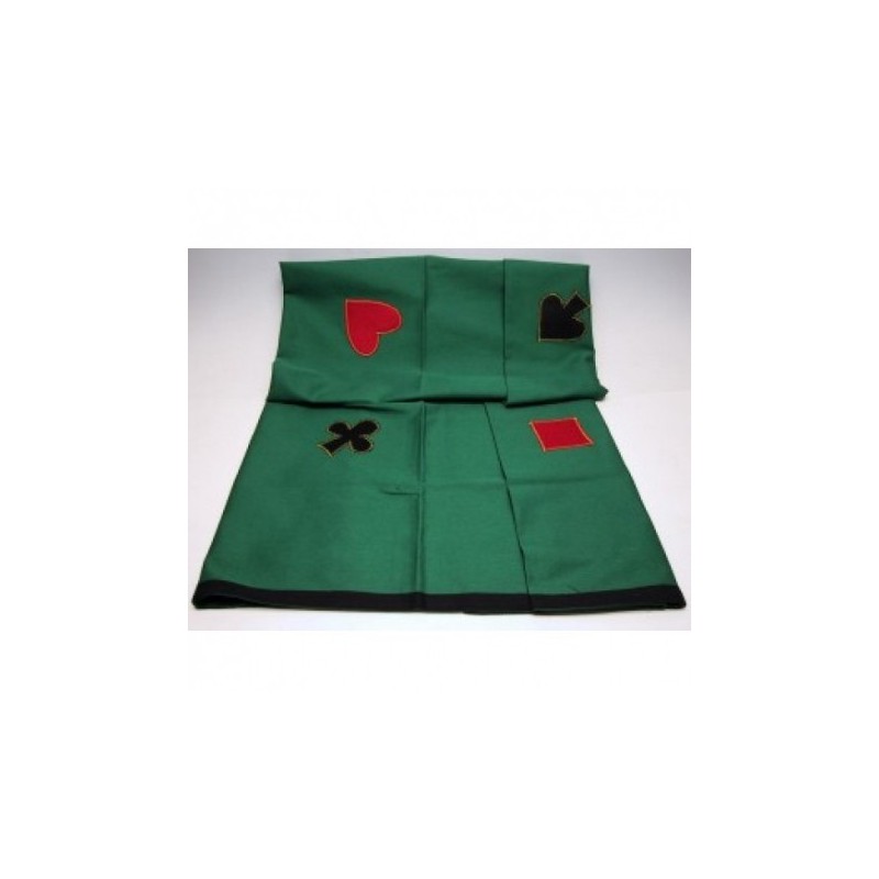 Kaartkleed groen 120*120cm