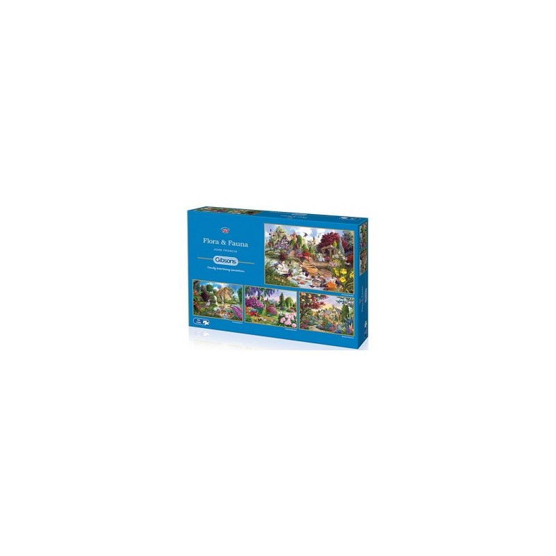Flora & Fauna   Gibsons puzzel 500stukjes