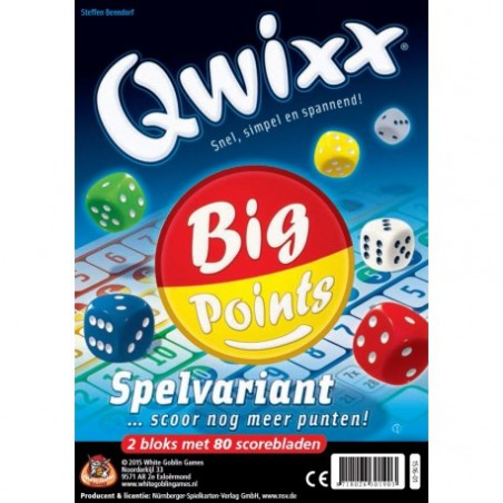 Qwixx: Scoreblok Big Points