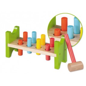 Hamerbank hout 8 pinnen