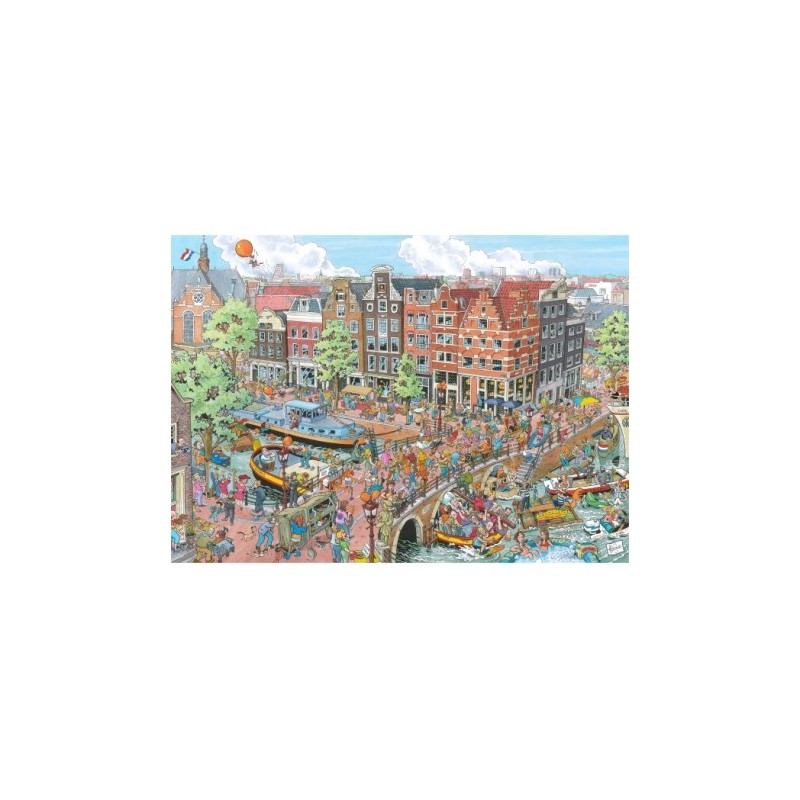 Crimineel Rentmeester Bad Ravensburger puzzel 1000st Fleroux " Amsterdam " cities of the world