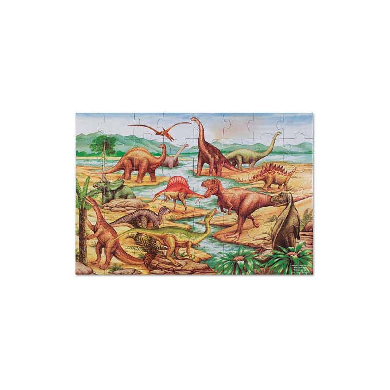 Melissa & Doug Vloerpuzzel dinosaurus