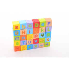 Houten alfabetblokken (30-delig)