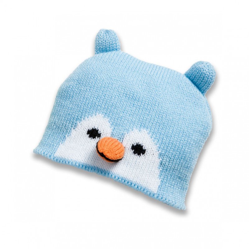 Poppen Dierenmuts - Pinguïn, 28-35 cm
