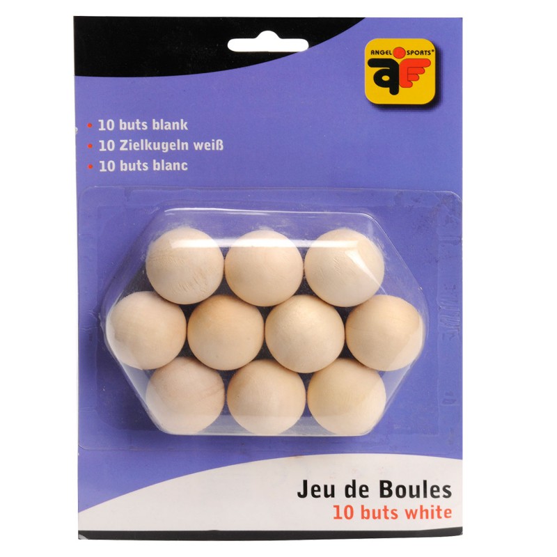 Houten Jeu de Boule Buts, 10st.